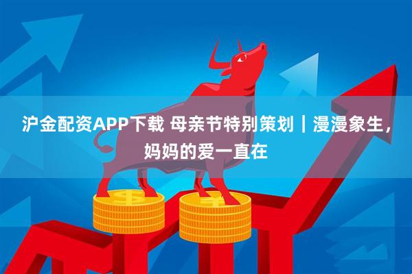 沪金配资APP下载 母亲节特别策划｜漫漫象生，妈妈的爱一直在